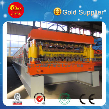 High Quality Steel Roof Tile Double Deck Roll Forming Machine for Making Two Profiles